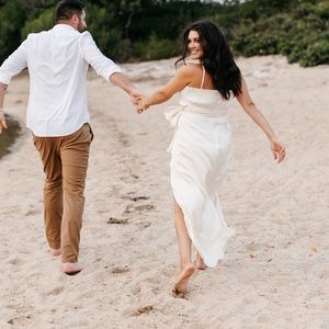 Worn once silk dress